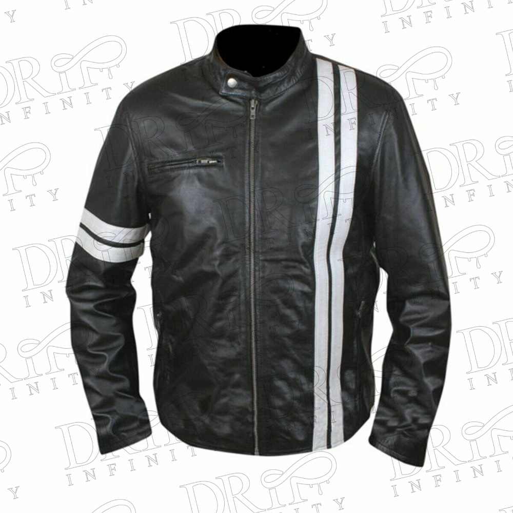 DRIP INFINITY: San Francisco John Tanner Black Biker Jacket