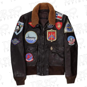 DRIP INFINITY: Top Gun II Brown G-1 Jacket