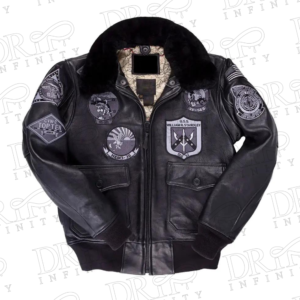 DRIP INFINITY: USA Stealth Top Gun Bomber Jacket