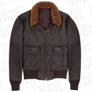 Men's Naval Aviator Shearling Leather Jacket