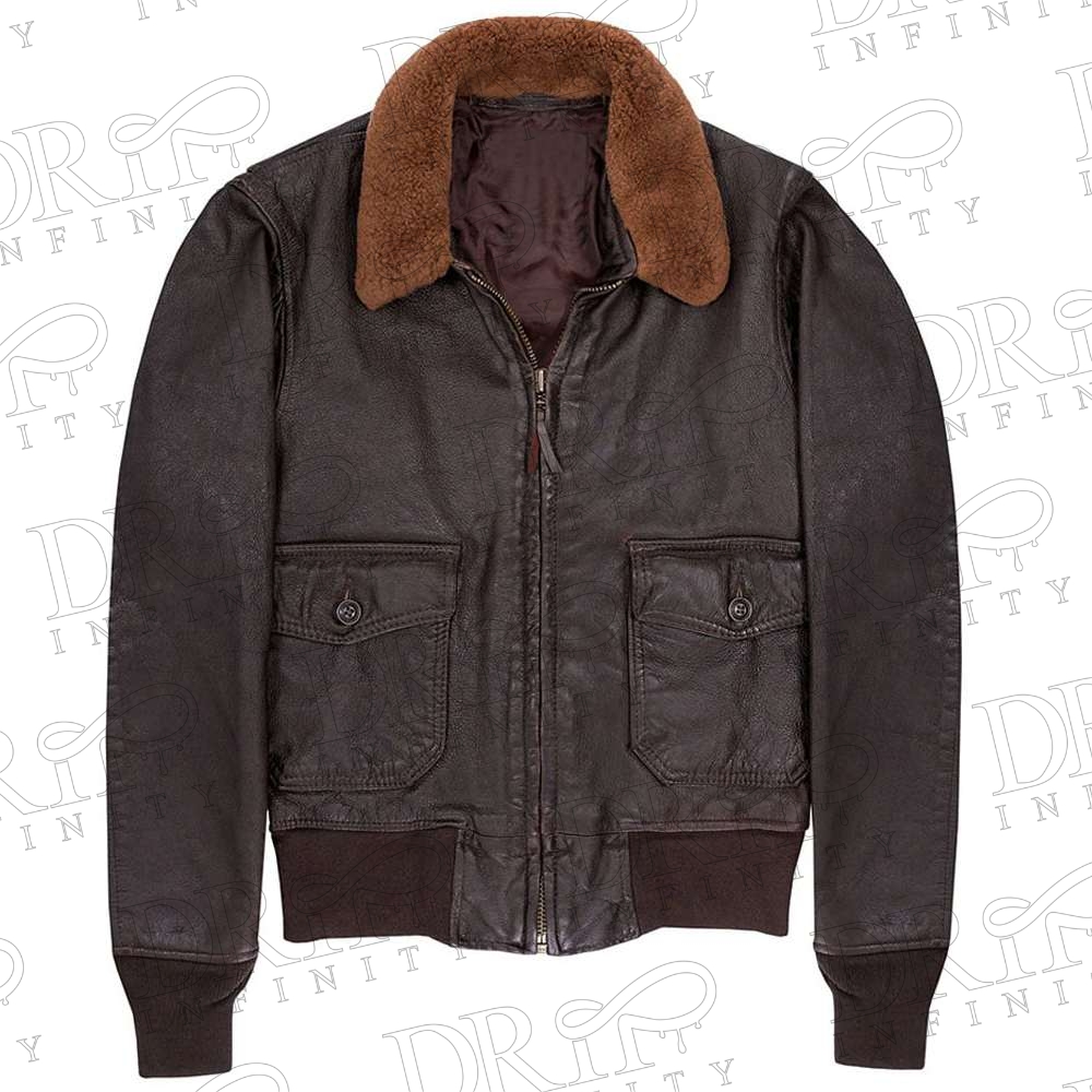 Men's Naval Aviator Shearling Leather Jacket