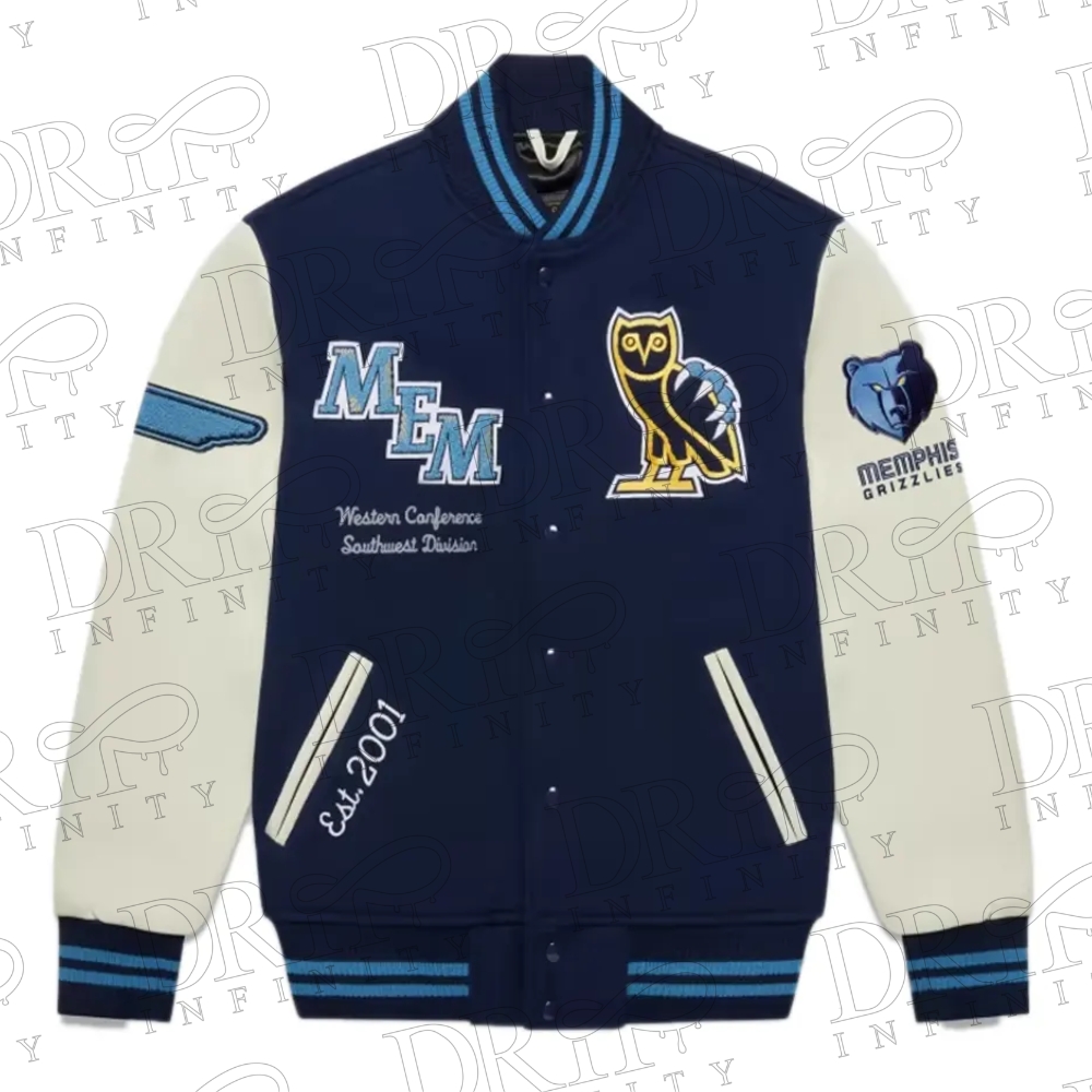 DRIP INFINITY: NBA Memphis Grizzlies Varsity Jacket