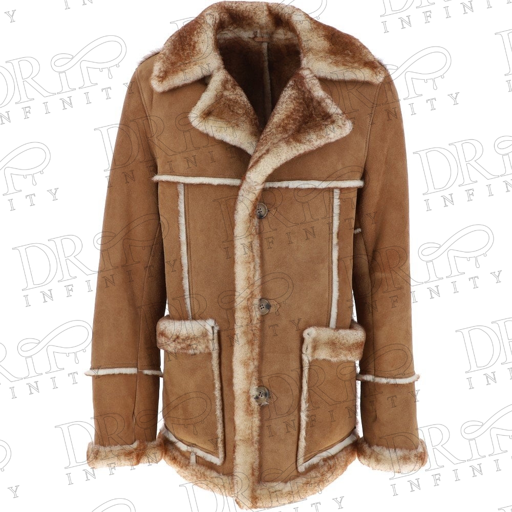 Men’s Honey Tan Shearling Sheepskin Coat