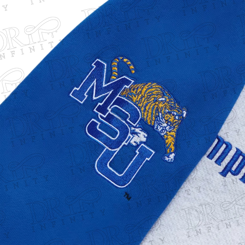 DRIP INFINITY: NCAA Memphis Tigers Fleece Varsity Jacket