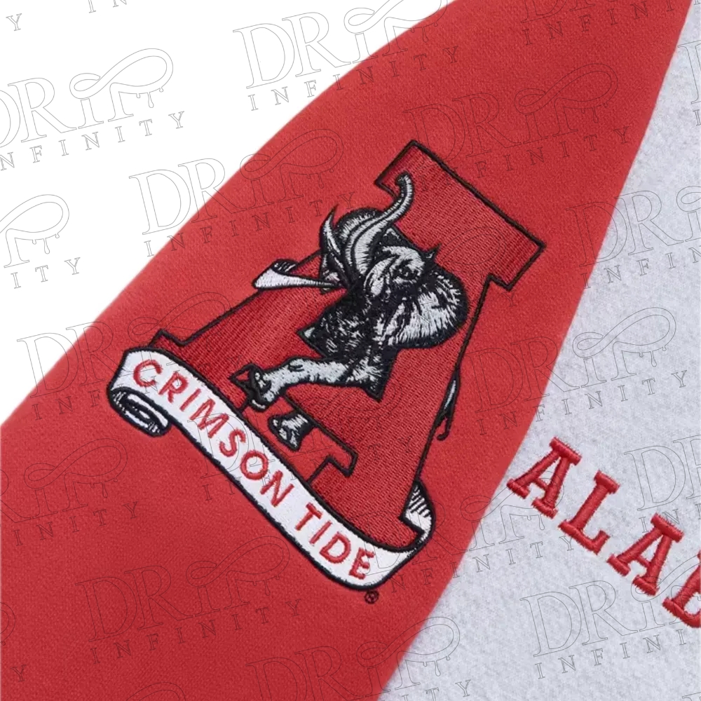 DRIP INFINITY: NCAA Alabama Crimson Tide Fleece Varsity Jacket