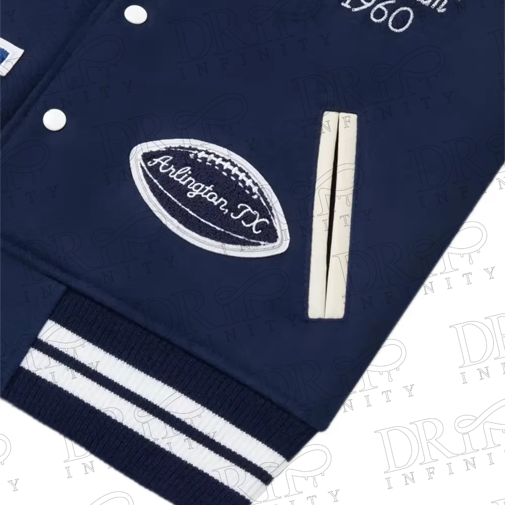 DRIP INFINITY: OVO x NFL Dallas Cowboys Varsity Jacket