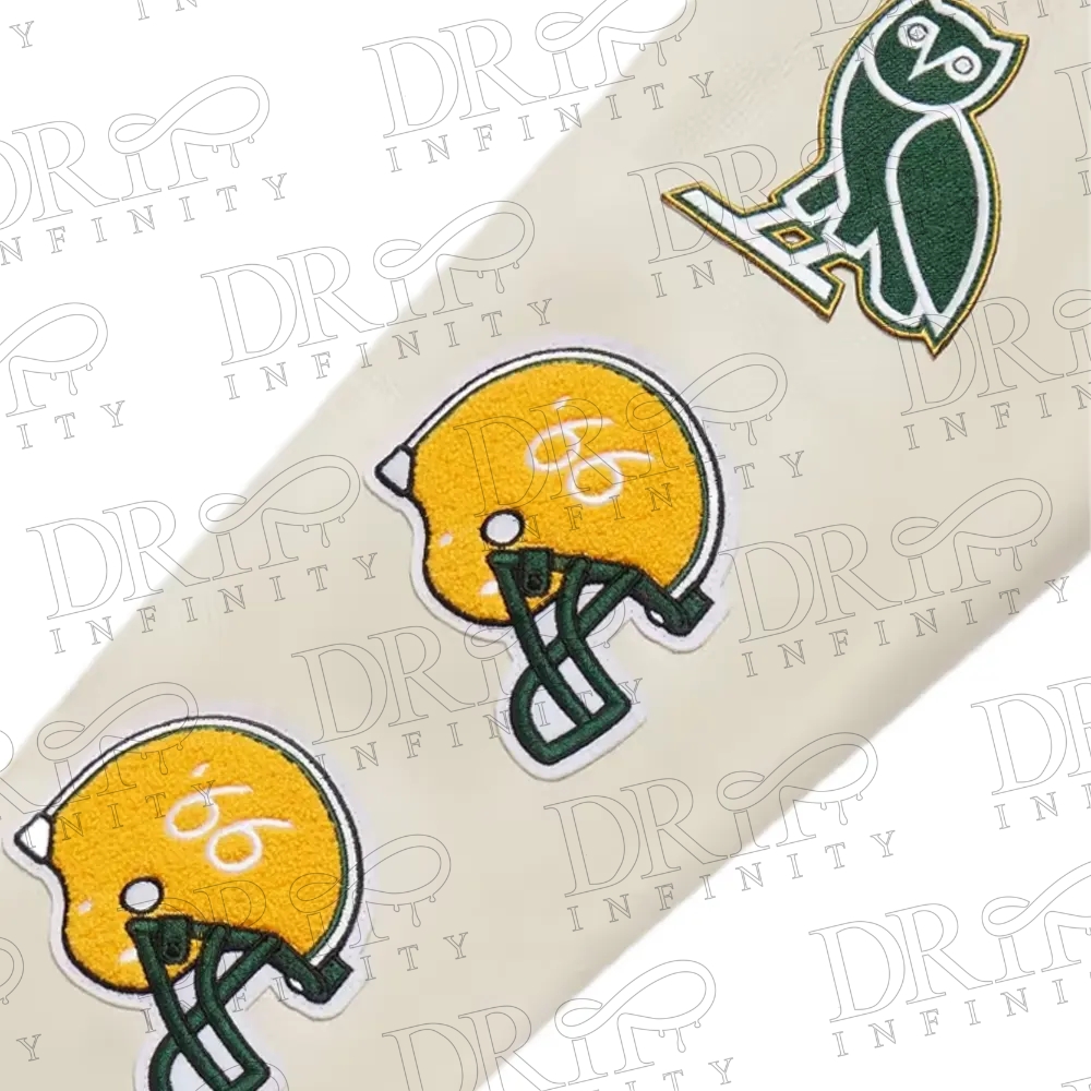 DRIP INFINITY OVO x NFL Green Bay Packers Varsity Jacket