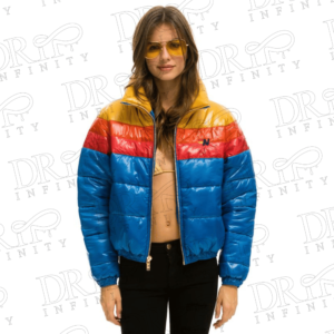 DRIP INFINITY: Women's Color Block Luxe Apres Puffer Jacket