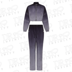 DRIP INFINITY: Women’s Arch Windbreaker Black & Grey Tracksuit