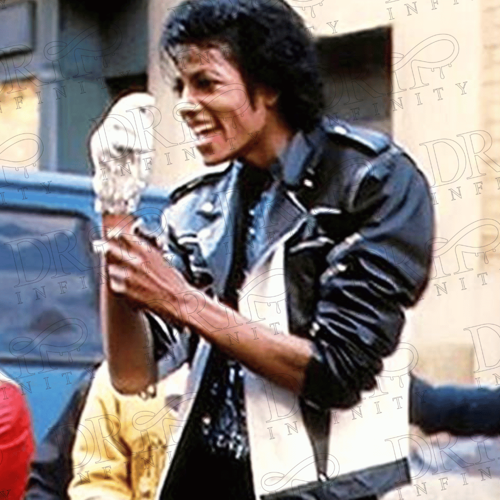 DRIP INFINITY: Michael Jackson Black & White Pepsi Leather Jacket