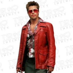 DRIP INFINITY: FC Brad Mayhem Red Leather JacketĀ