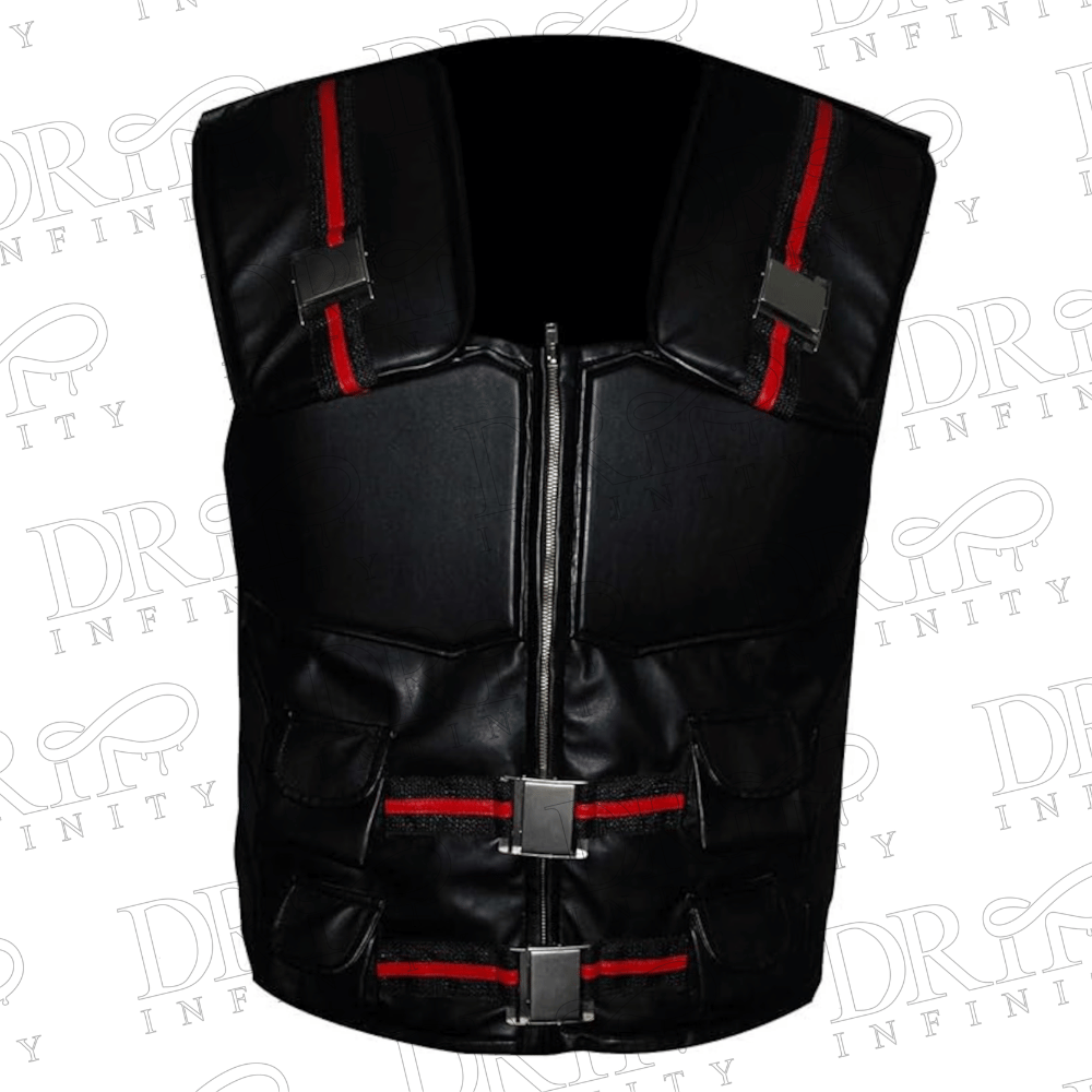 DRIP INFINITY: Blade Movie Wesley Snipes Black Leather Vest