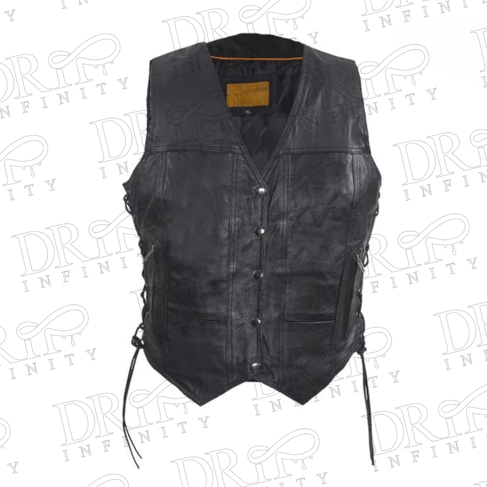 DRIP INFINITY: Purple Butterfly Black Gun Vest (