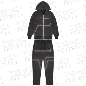 DRIP INFINITY: Men's Black Irongate Rivet Tracksuit