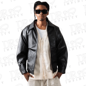 DRIP INFINITY: 90’s Oversized Vintage Leather Jacket