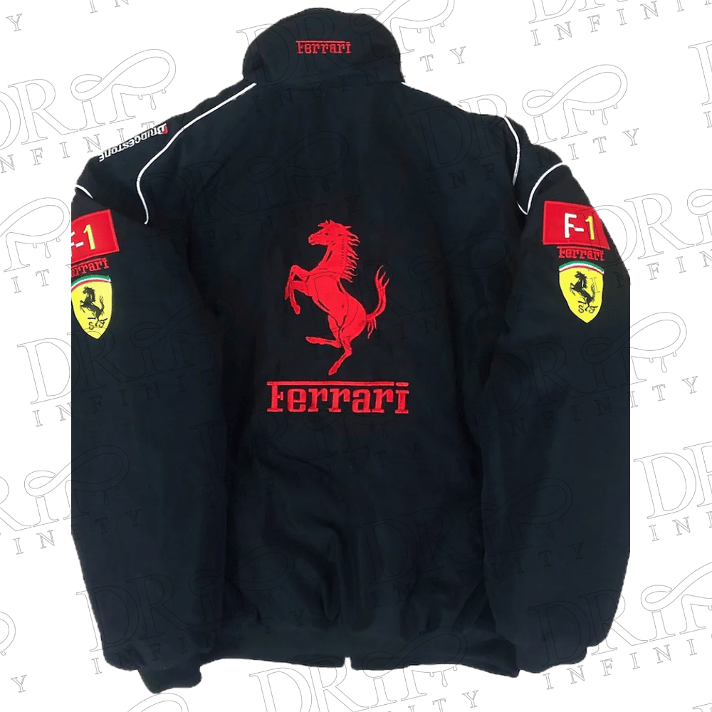 DRIP INFINITY: Ferrari Nascar F1 Racing Vintage Bomber Jacket (Back)