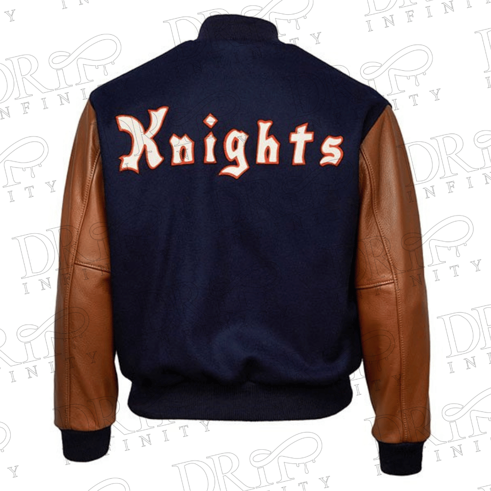 DRIP INFINITY: The Natural Roy Hobbs Varsity Jacket (Back)