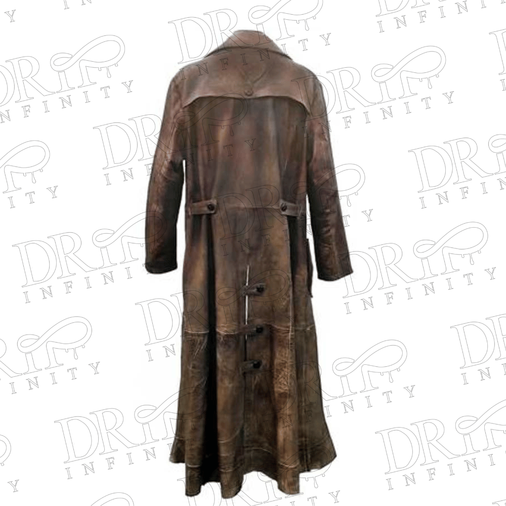 DRIP INFINITY: Batman Knightmare Future Leather Coat (Back)