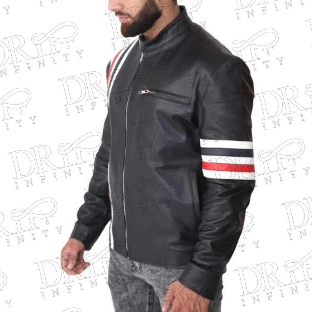 DRIP INFINITY: Easy Rider Captain America Leather Jacket