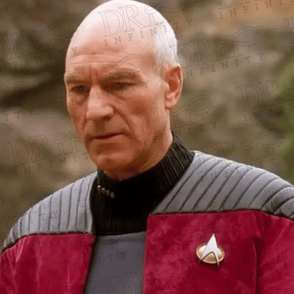 DRIP INFINITY: Patrick Stewart Star Trek The Next Generation Leather Jacket