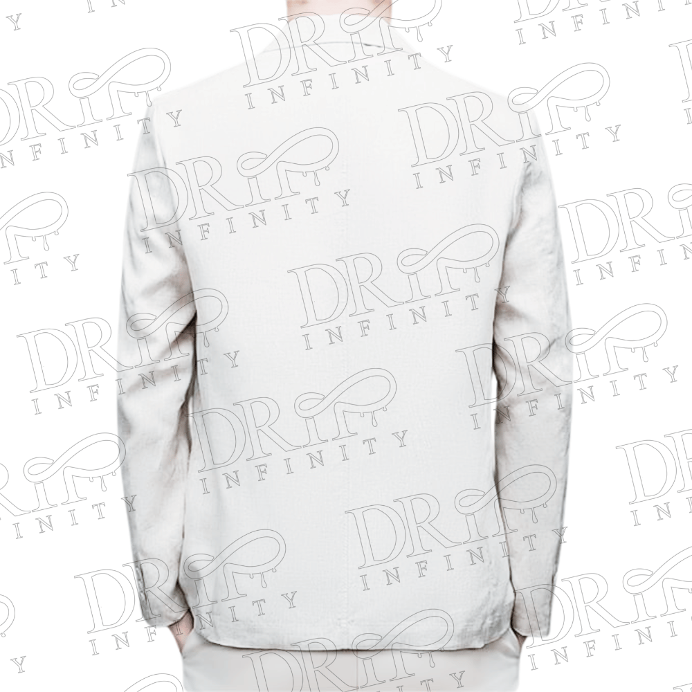DRIP INFINITY: Men's Slim Thin Business Blazer (Back)