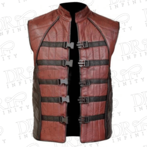 DRIP INFINITY: John Crichton Ben Browder Fars cape Leather Vest