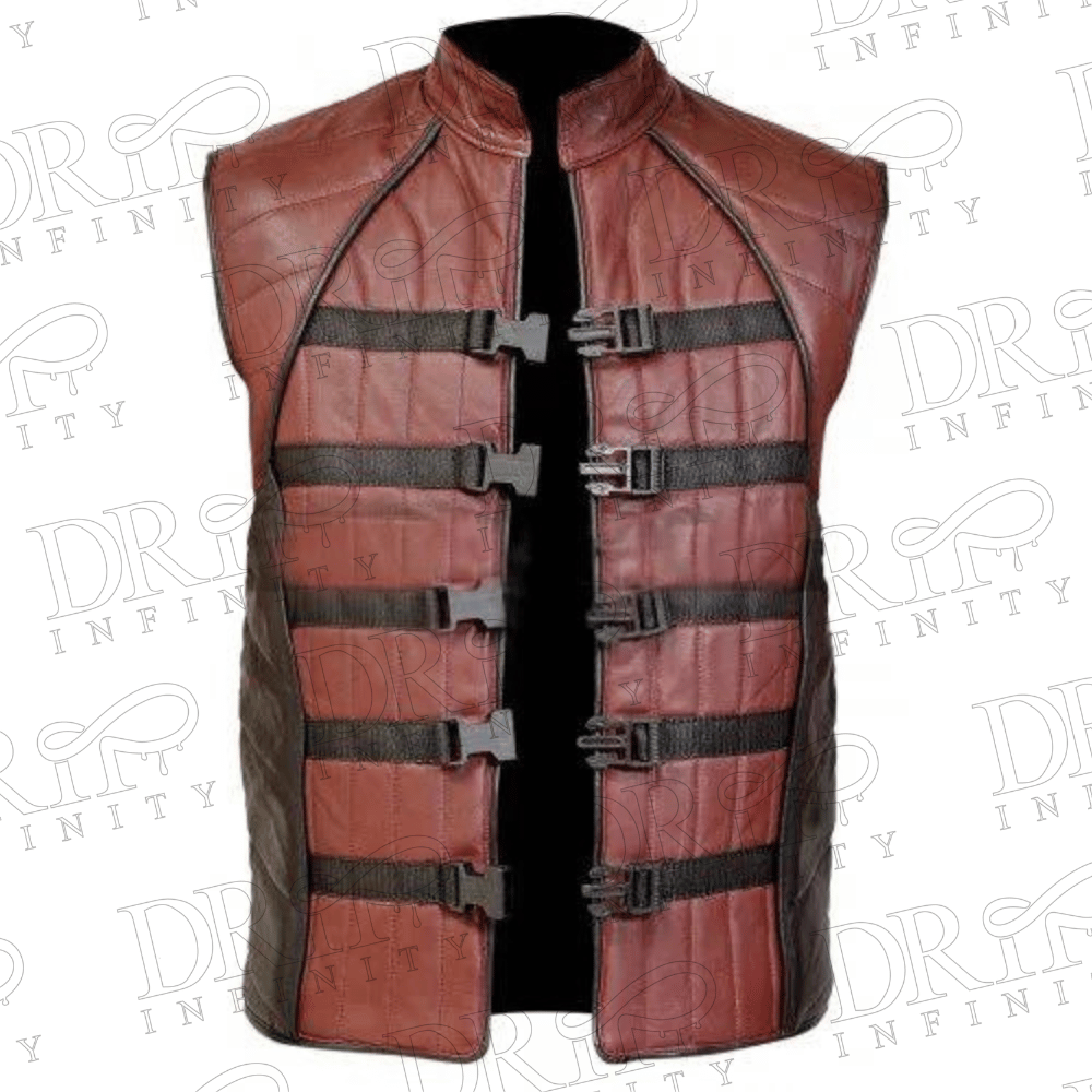 DRIP INFINITY: John Crichton Ben Browder Fars cape Leather Vest