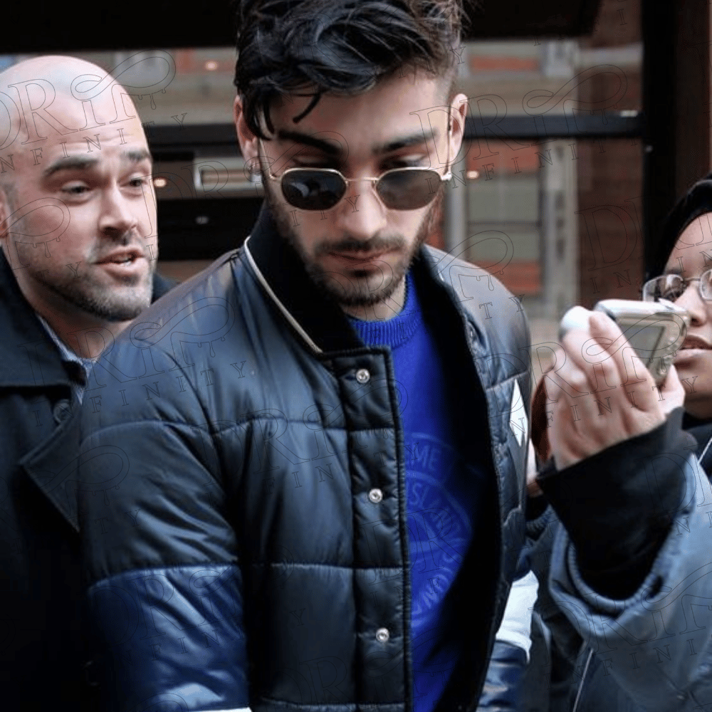 DRIP INFINITY: Zayn Malik Puffer Black Jacket