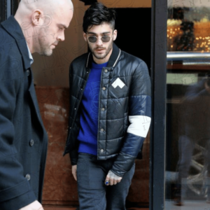DRIP INFINITY: Zayn Malik Puffer Black Jacket