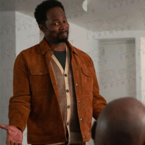 DRIP INFINITY: Best Man Julian Murch Suede Trucker Jacket