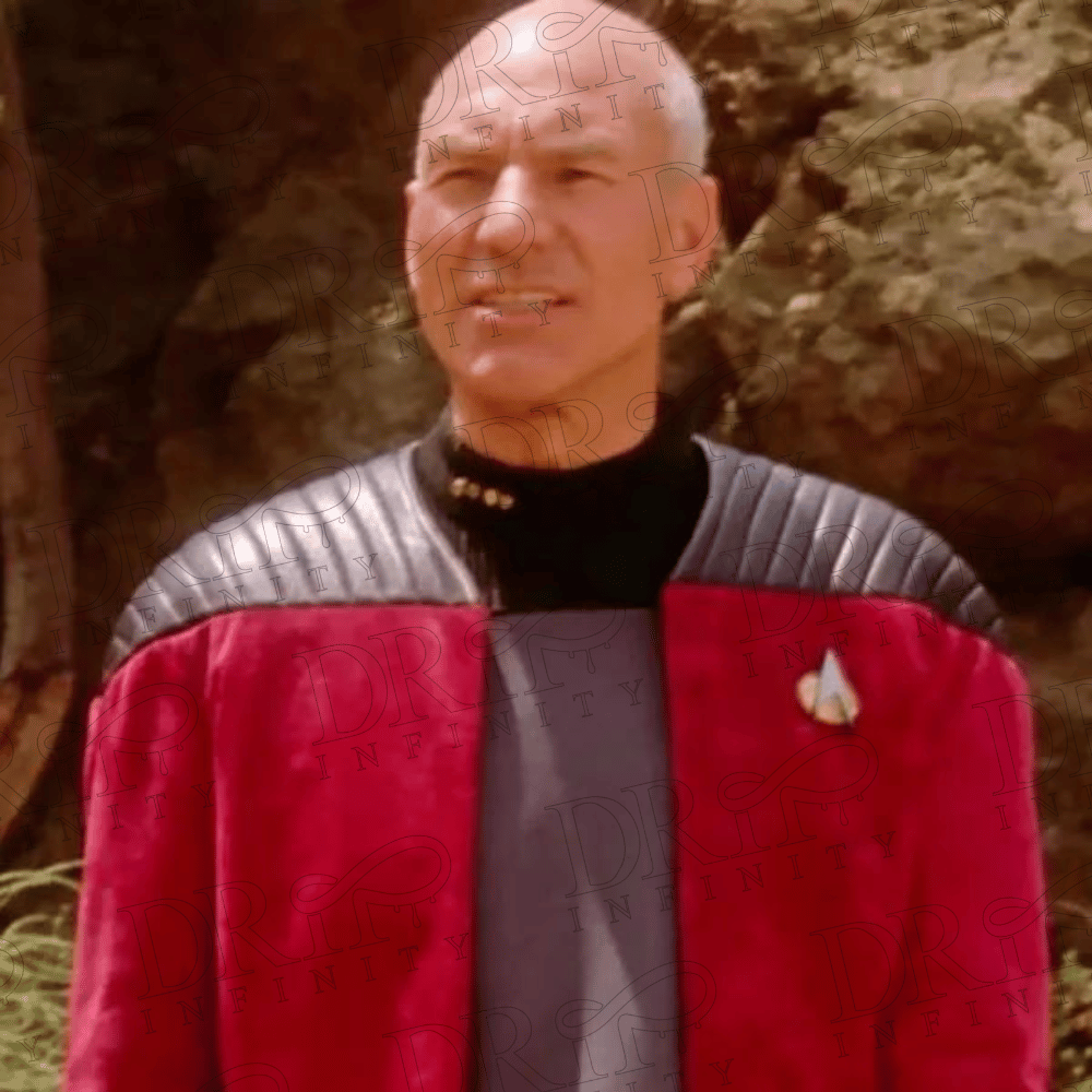 DRIP INFINITY: Patrick Stewart Star Trek The Next Generation Leather Jacket