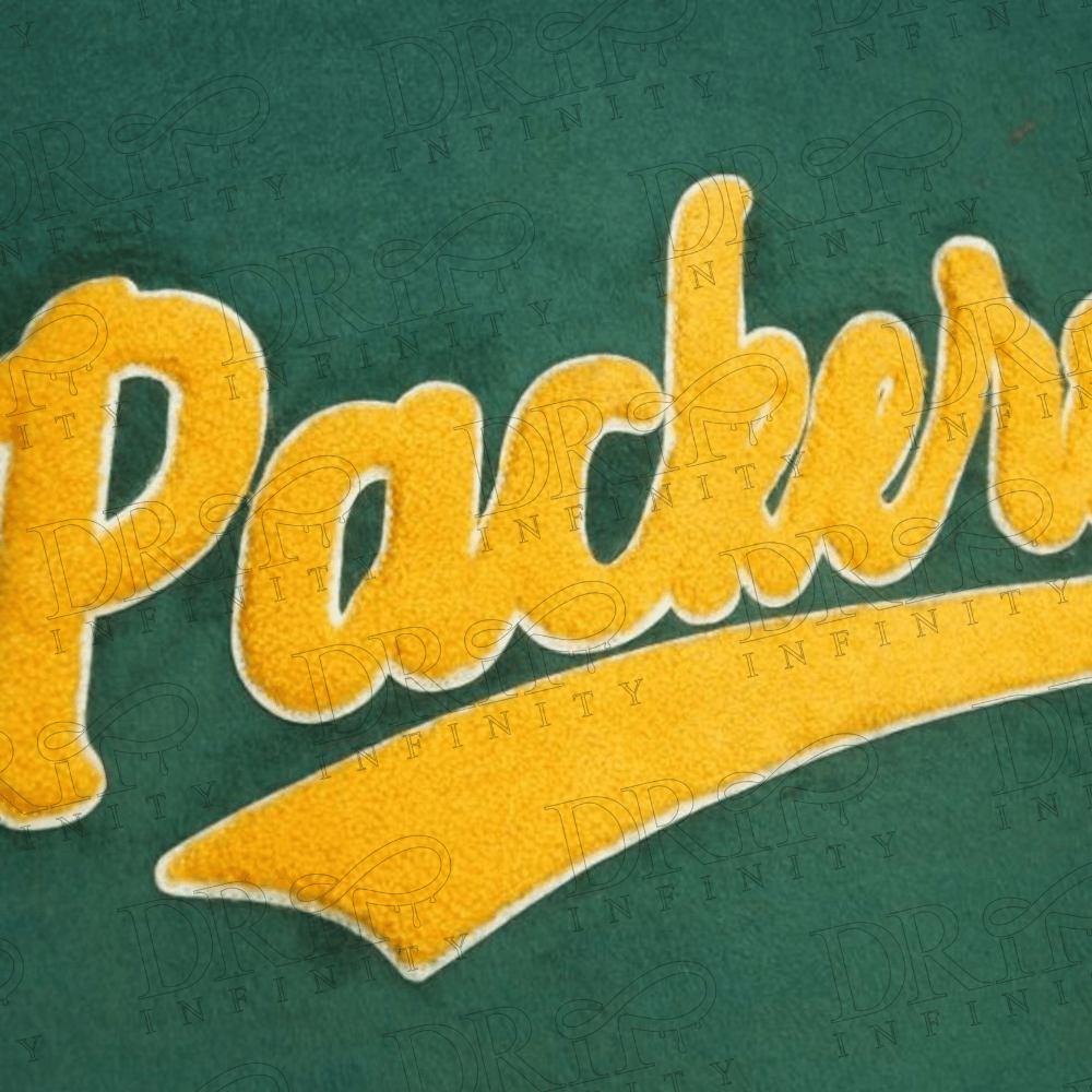 DRIP INFINITY: Women's Green & Black Varsity Jacket