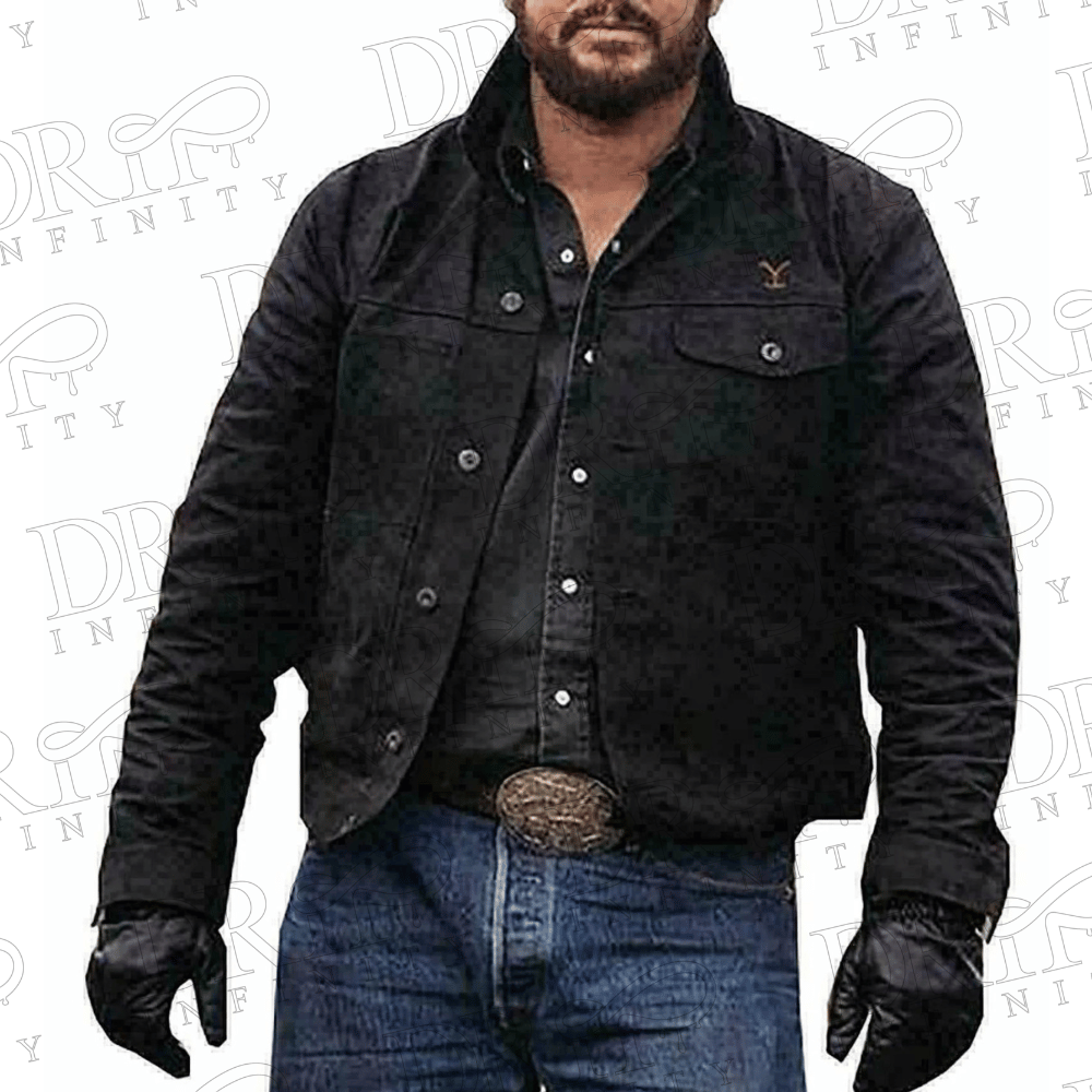 DRIP INFINITY: Yellowstone Rip Wheeler Black Jacket