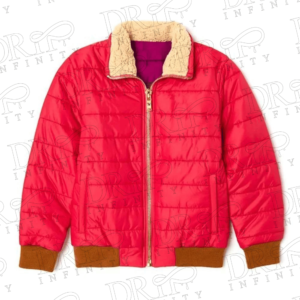 DRIP INFINITY: Women’s Rainbow Sunburst Bomber Puffer Jacket