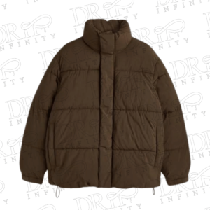 DRIP INFINITY: Men's Brown Puffer Down Jacket