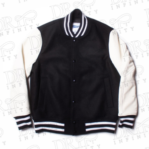 DRIP INFINITY: Men's Varsity Jacket Black