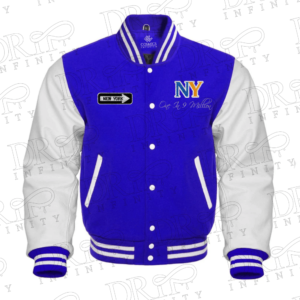 DRIP INFINITY: New York Wool Varsity Jacket