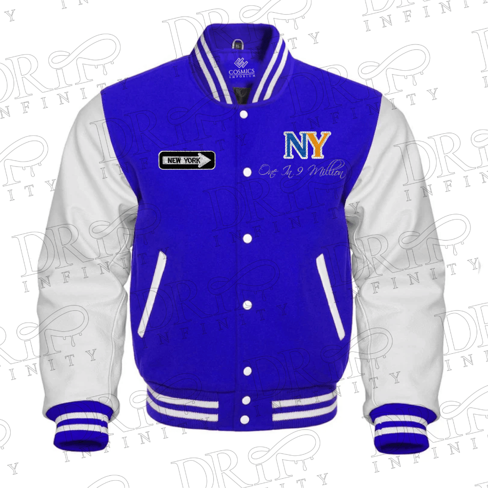 DRIP INFINITY: New York Wool Varsity Jacket
