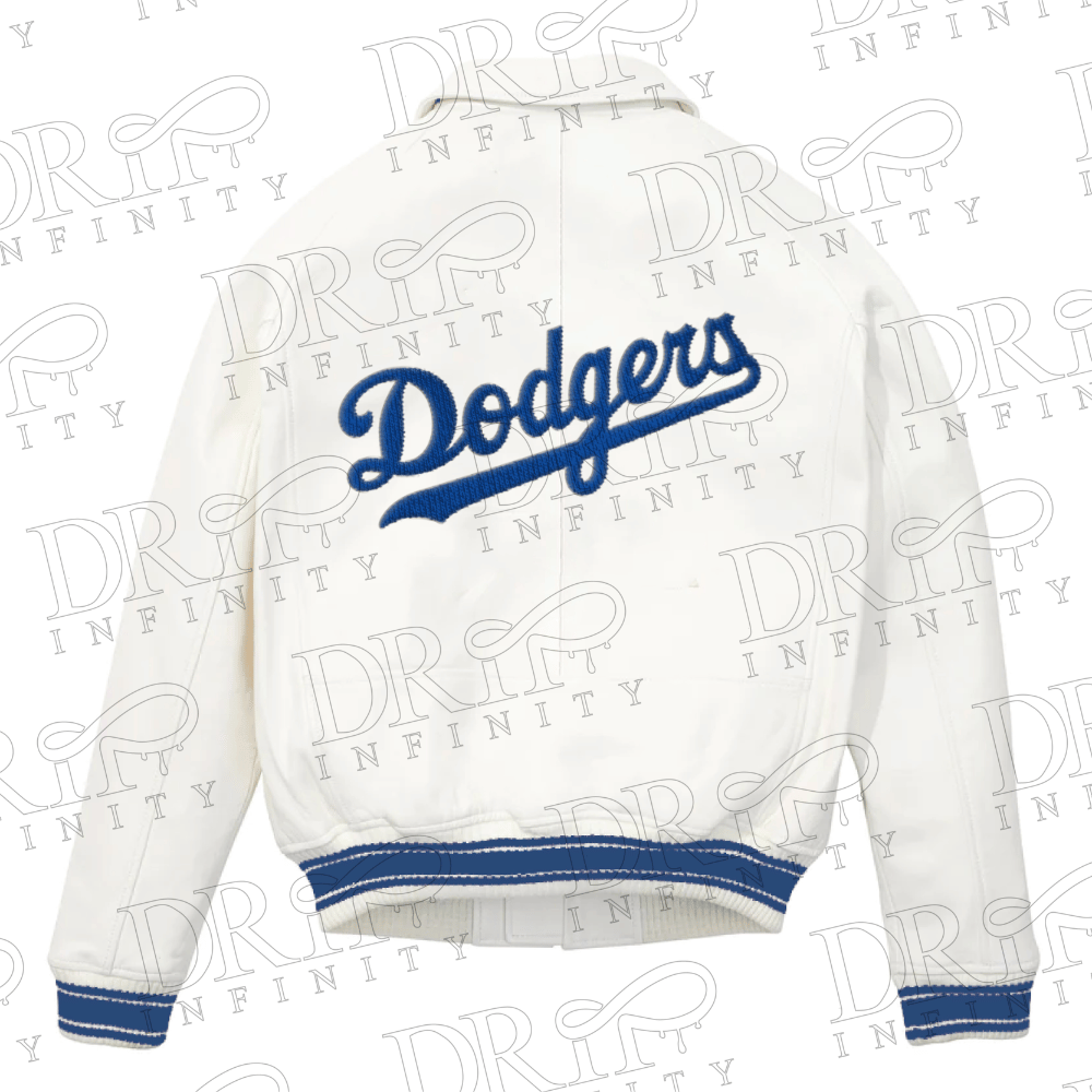 DRIP INFINITY: Los Angles Leather Varsity Jacket