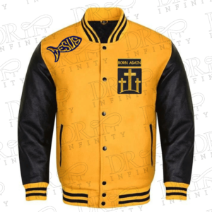 DRIP INFINITY: I Love Jesus Varsity Jacket