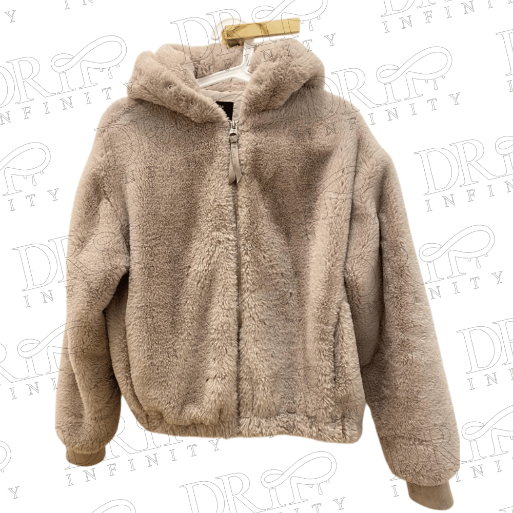 DRIP INFINITY: Women's Fuzzy Fleece Bomber Jacket