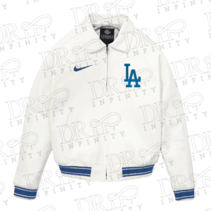 DRIP INFINITY: Los Angles Leather Varsity Jacket