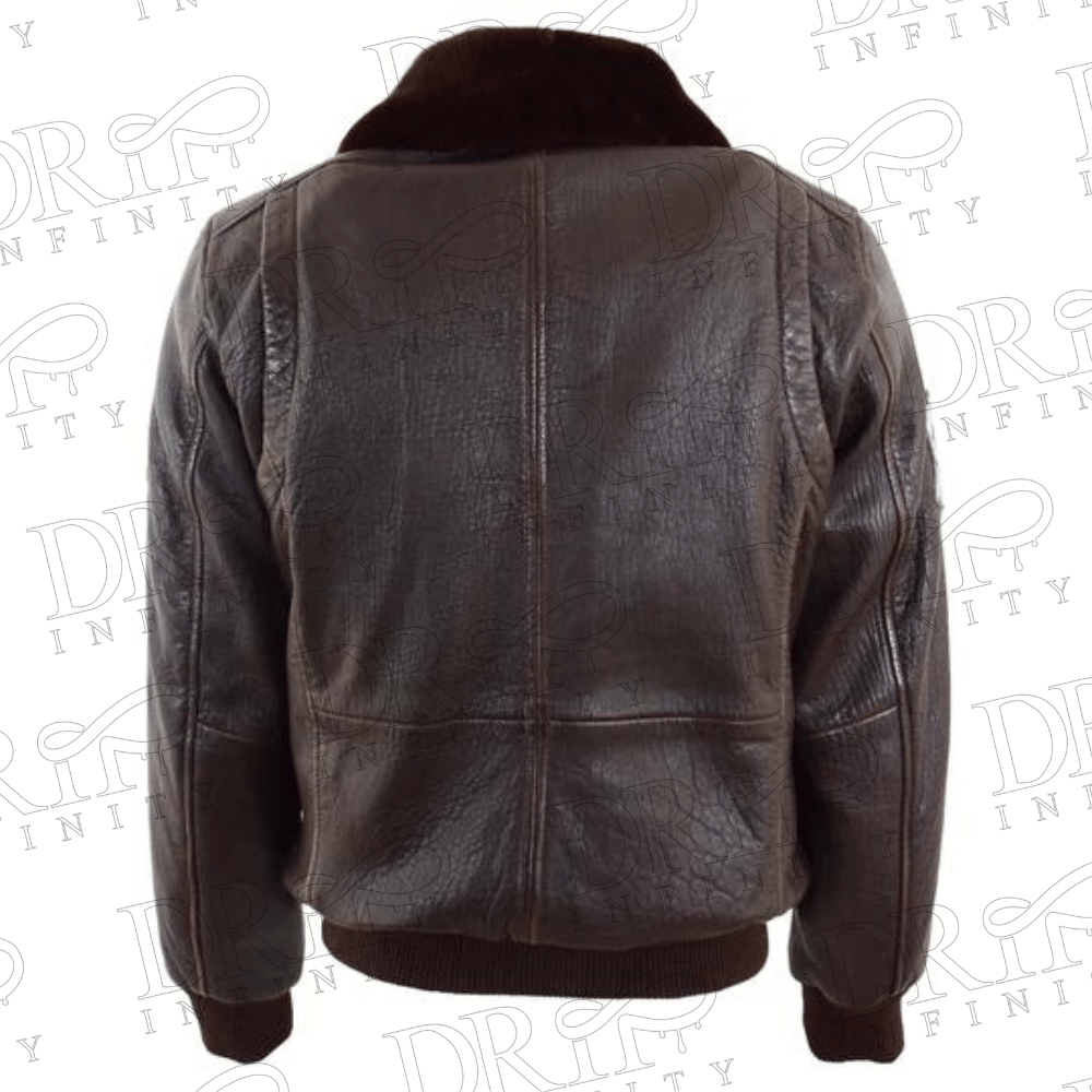 DRIP INFINITY: Men's Real Leather G-1 Style Rub Off Bomber Leather Jacket (Limited Edition)
