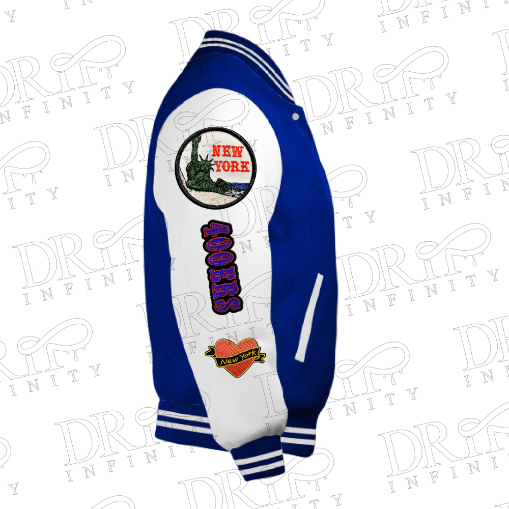 DRIP INFINITY: New York Wool Varsity Jacket
